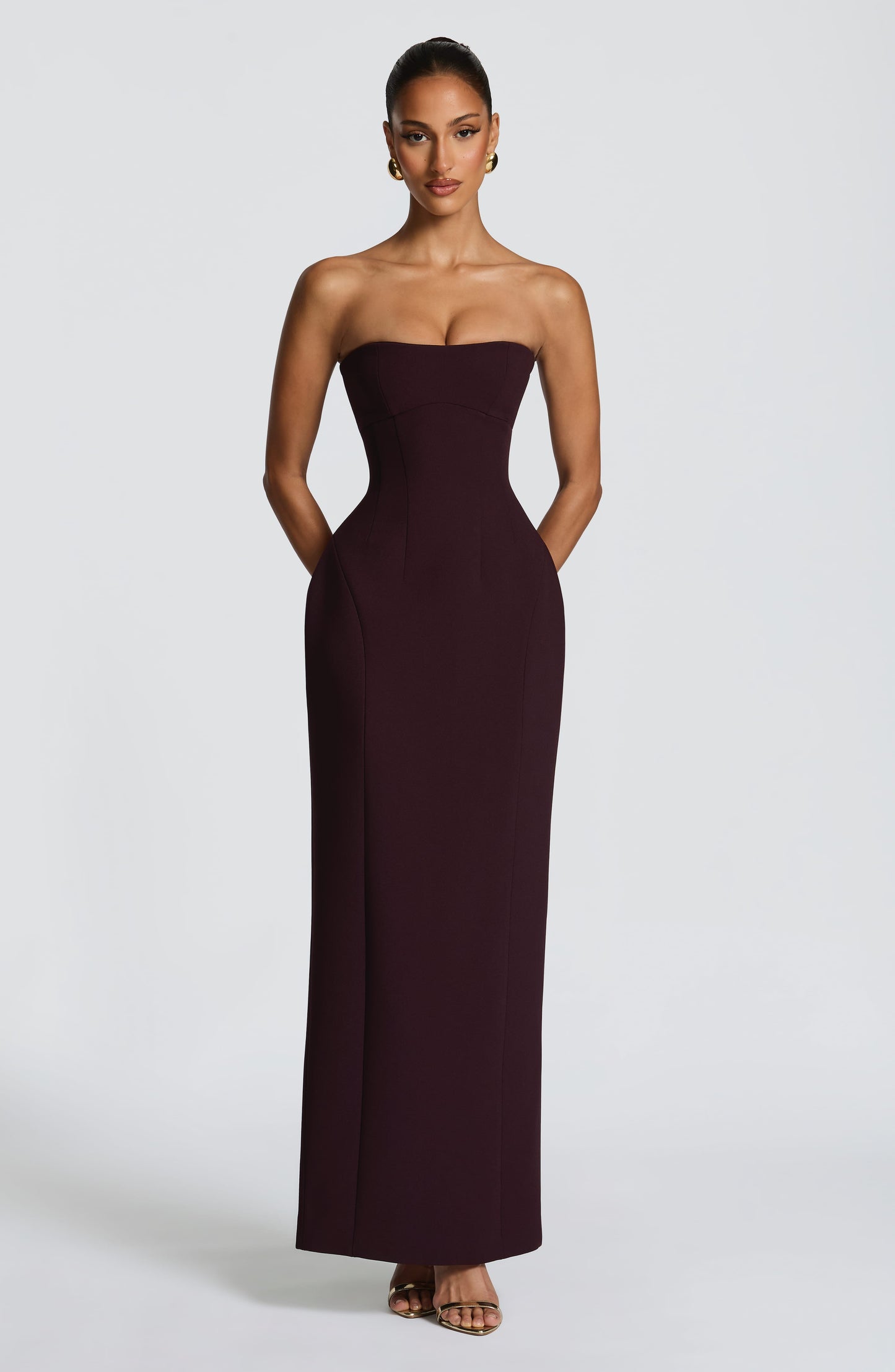 Manon Maxi Dress Plum
