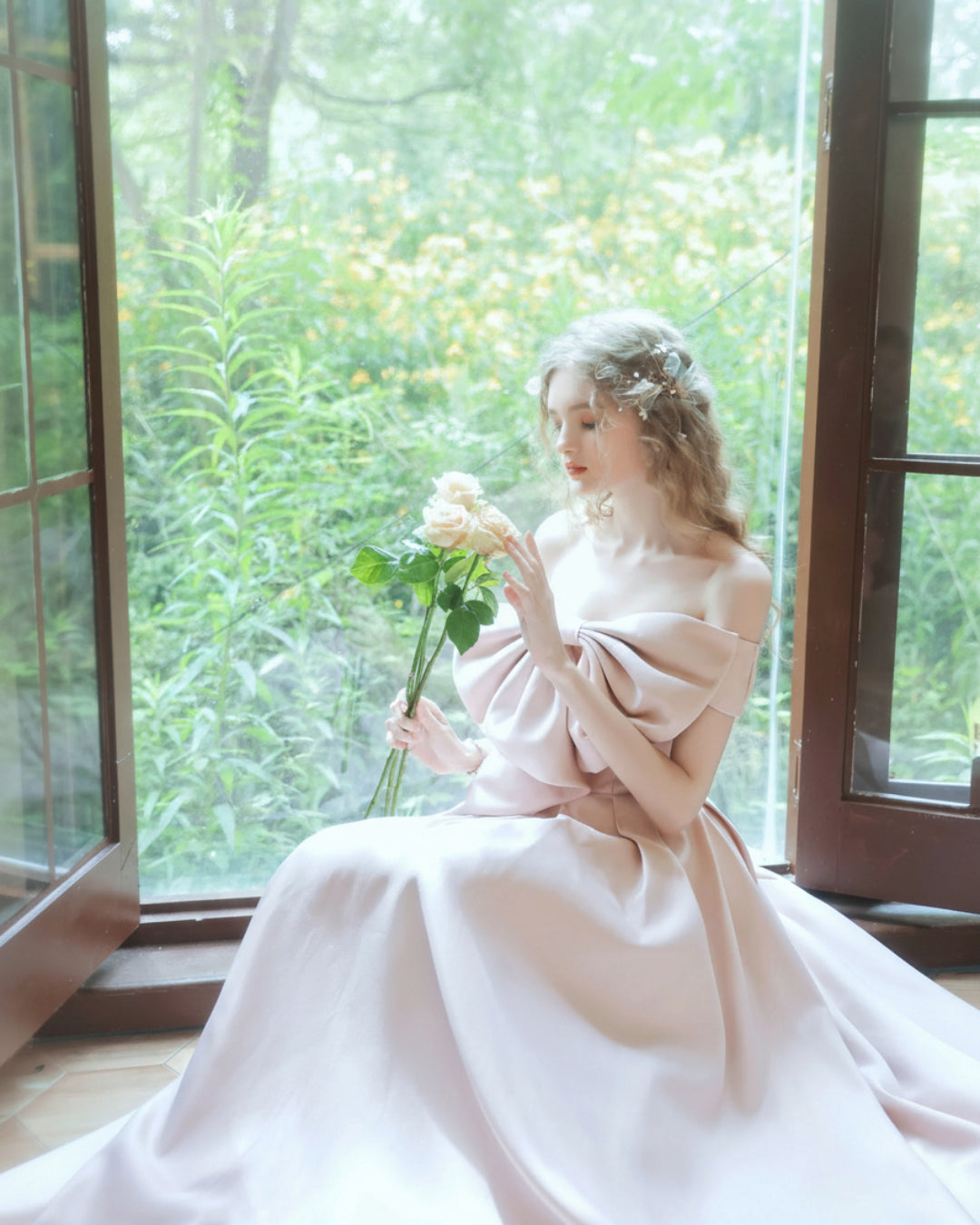 Marcella Maxi Dress Blush Pink