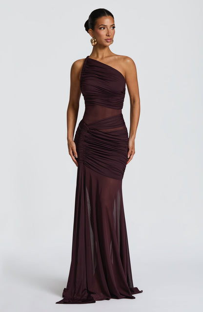 Marianne Maxi Dress Plum