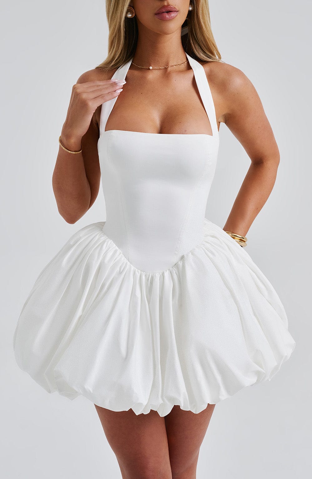 Maricia Mini Dress Ivory
