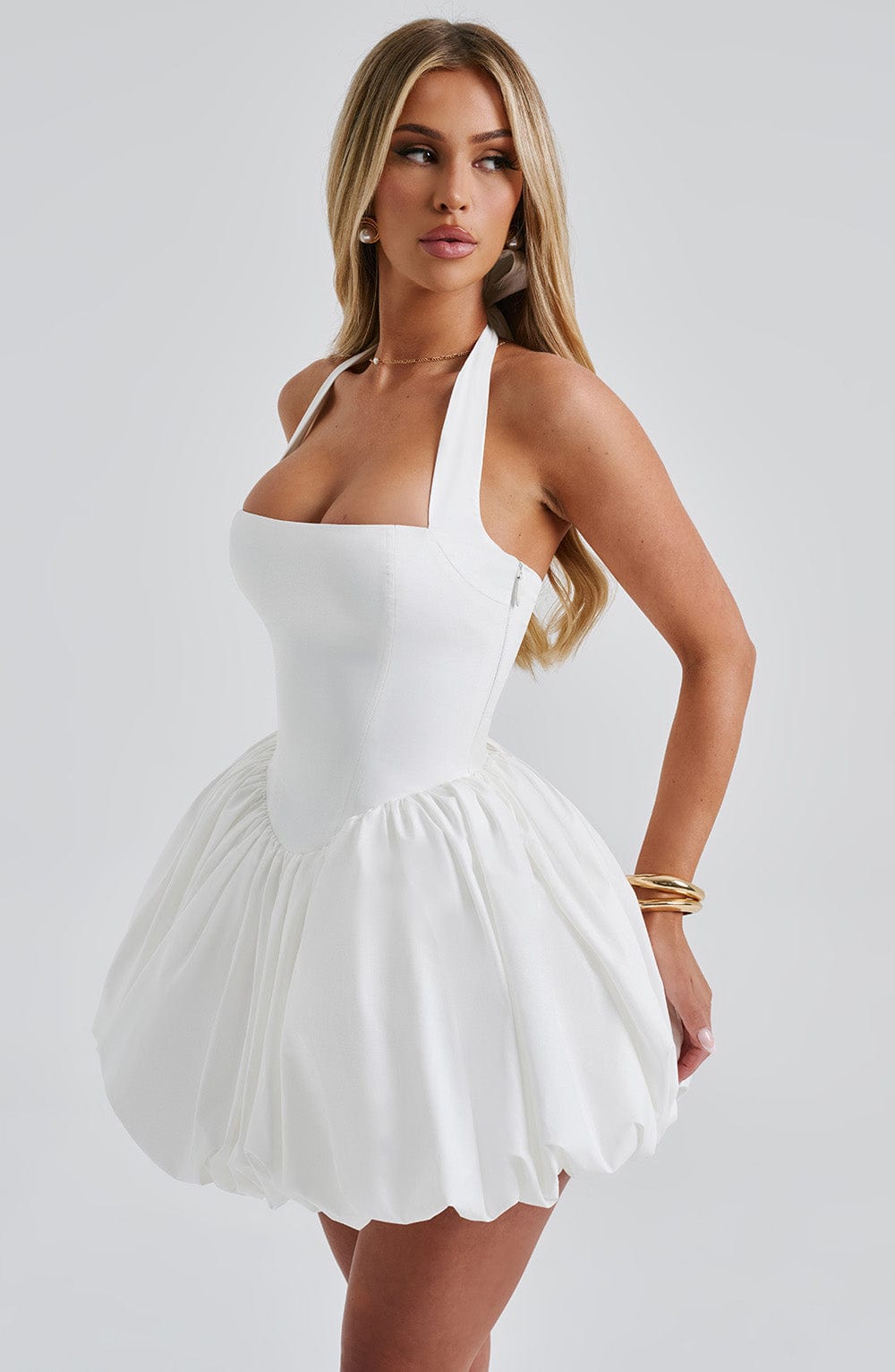 Maricia Mini Dress Ivory