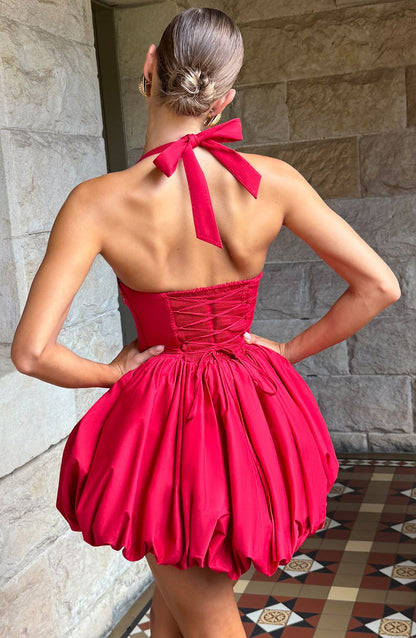 Maricia Mini Dress Red