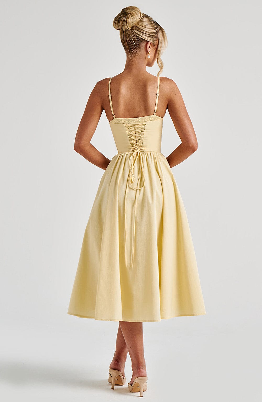 Mariella Midi Dress Lemon