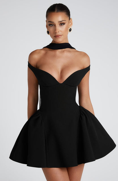Marla Mini Dress Black