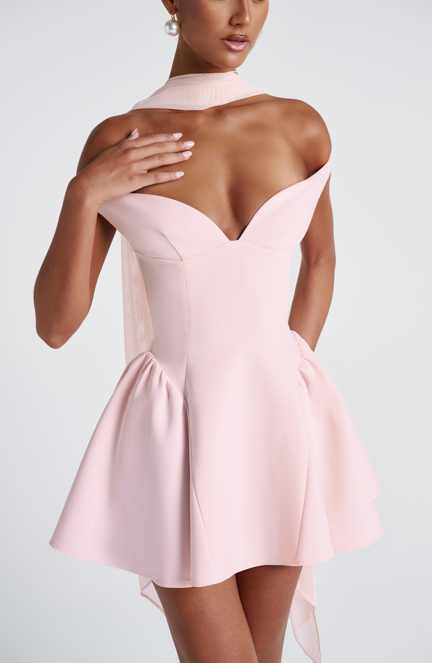 Marla Mini Dress Blush