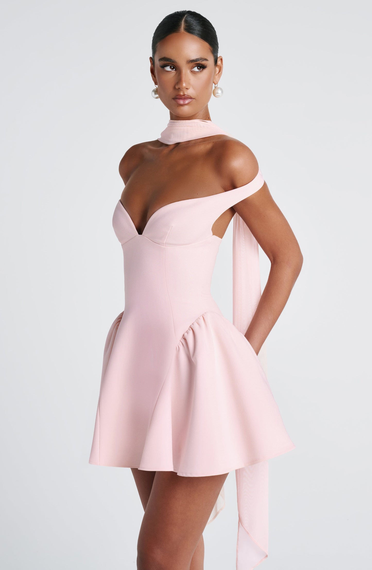 Marla Mini Dress Blush