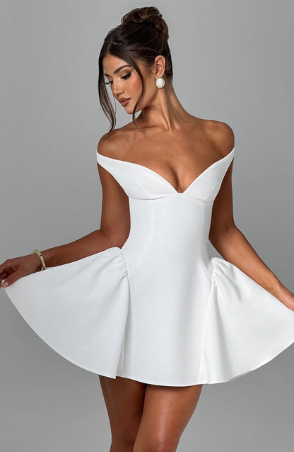 Marla Mini Dress Ivory