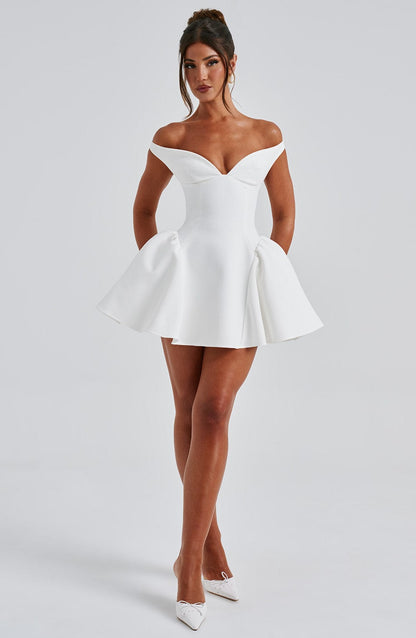 Marla Mini Dress Ivory