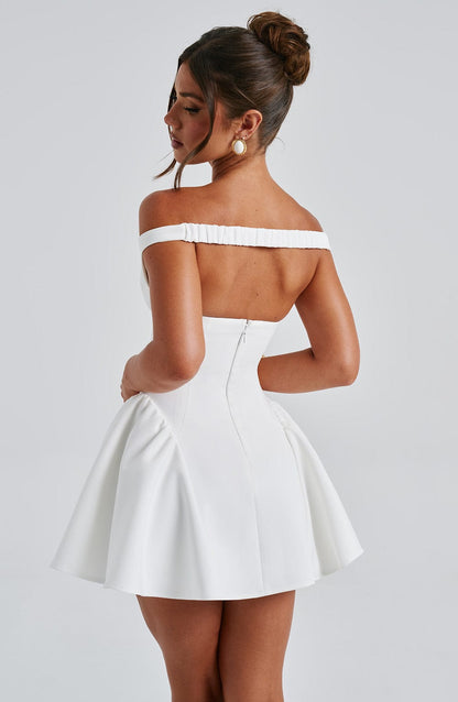 Marla Mini Dress Ivory