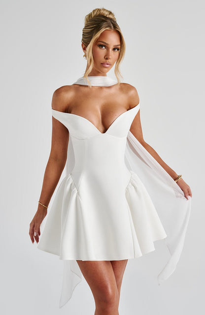 Marla Mini Dress Ivory