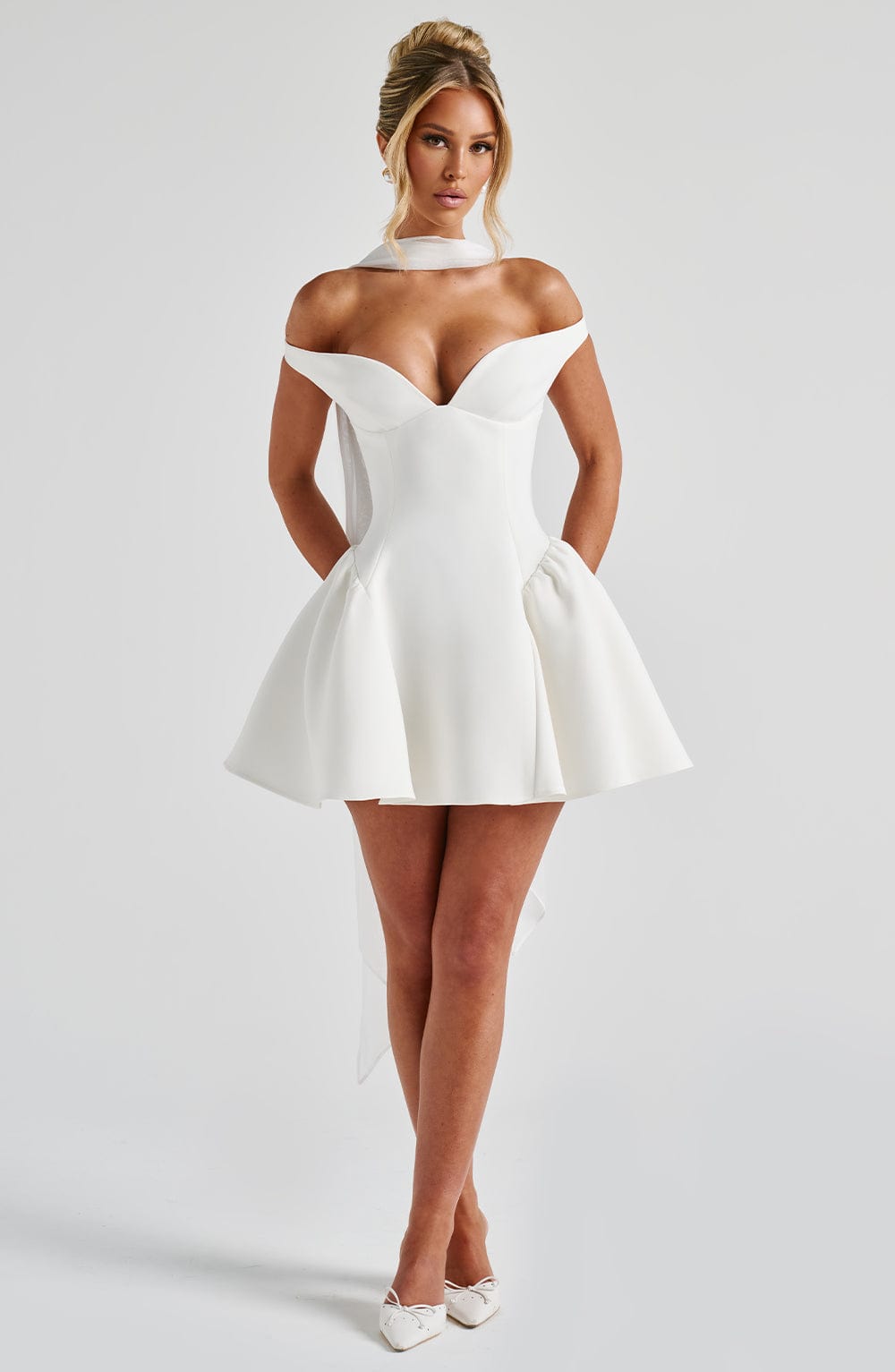 Marla Mini Dress Ivory
