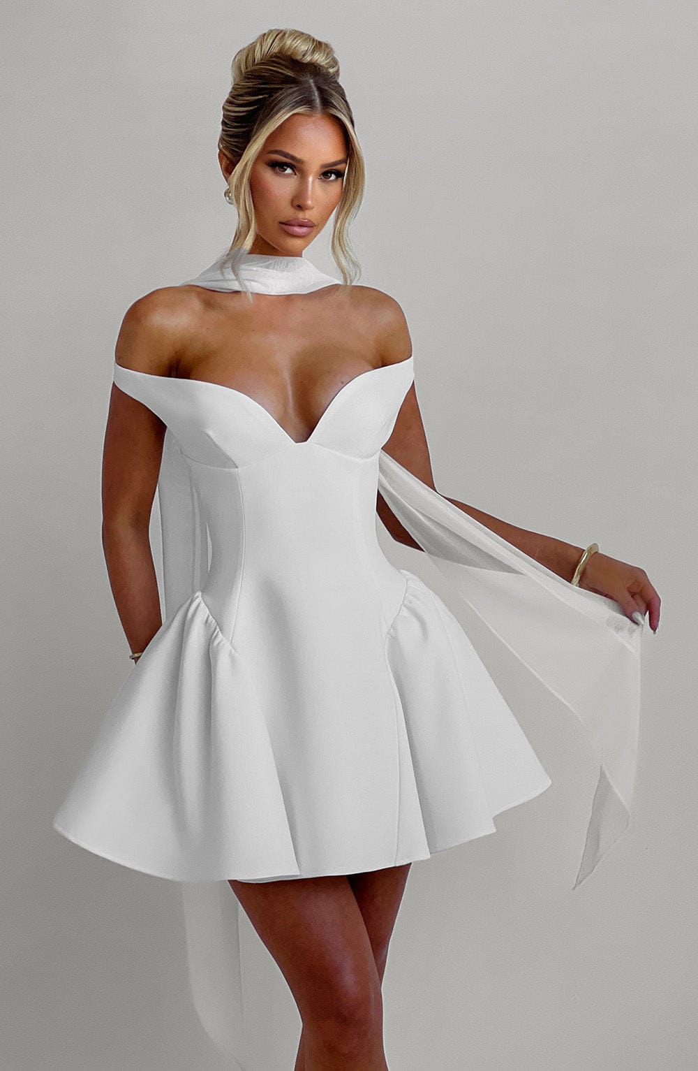 Marla Mini Dress Ivory