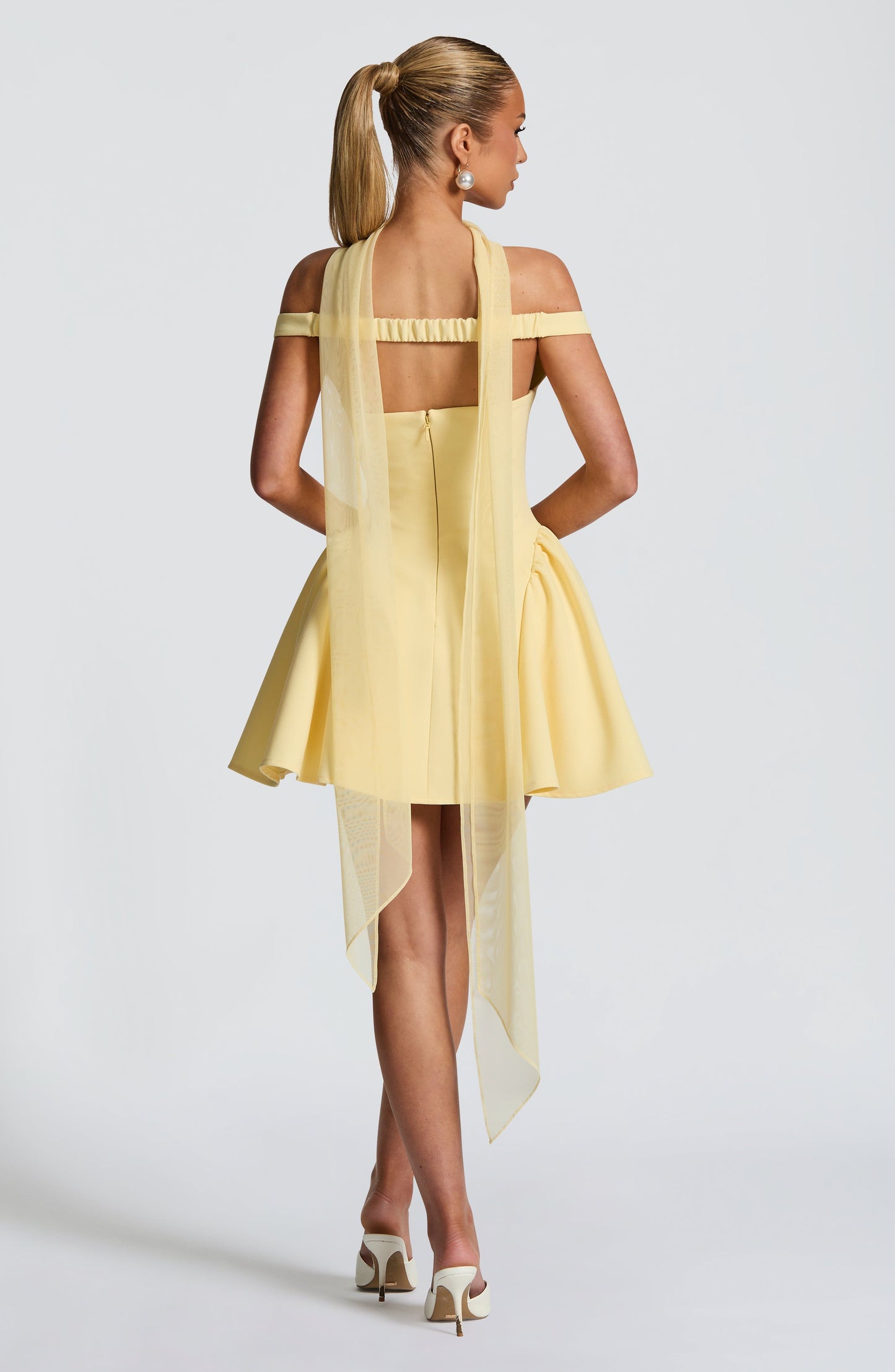 Marla Mini Dress Lemon