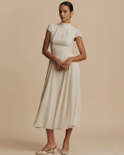 Maven Midi Dress Ivory