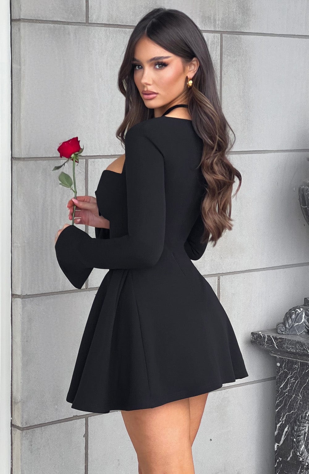 Megan Mini Dress Black
