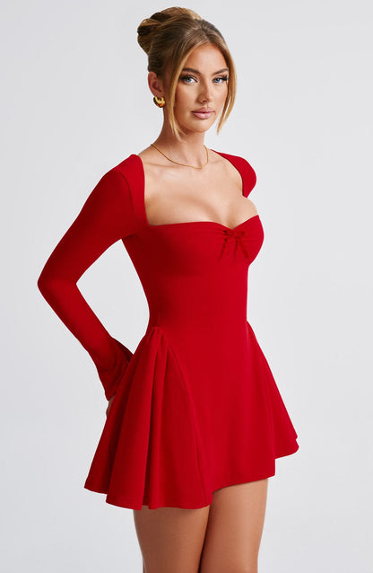 Megan Mini Dress Red