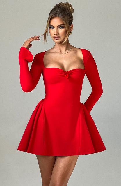Megan Mini Dress Red