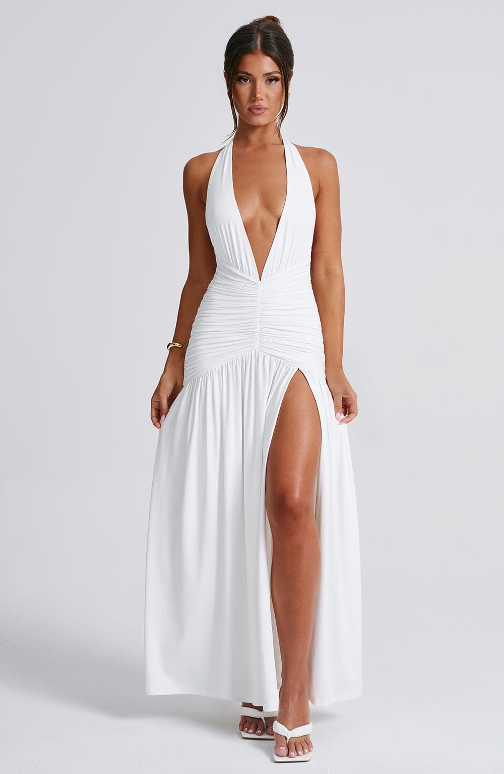 Melania Maxi Dress White