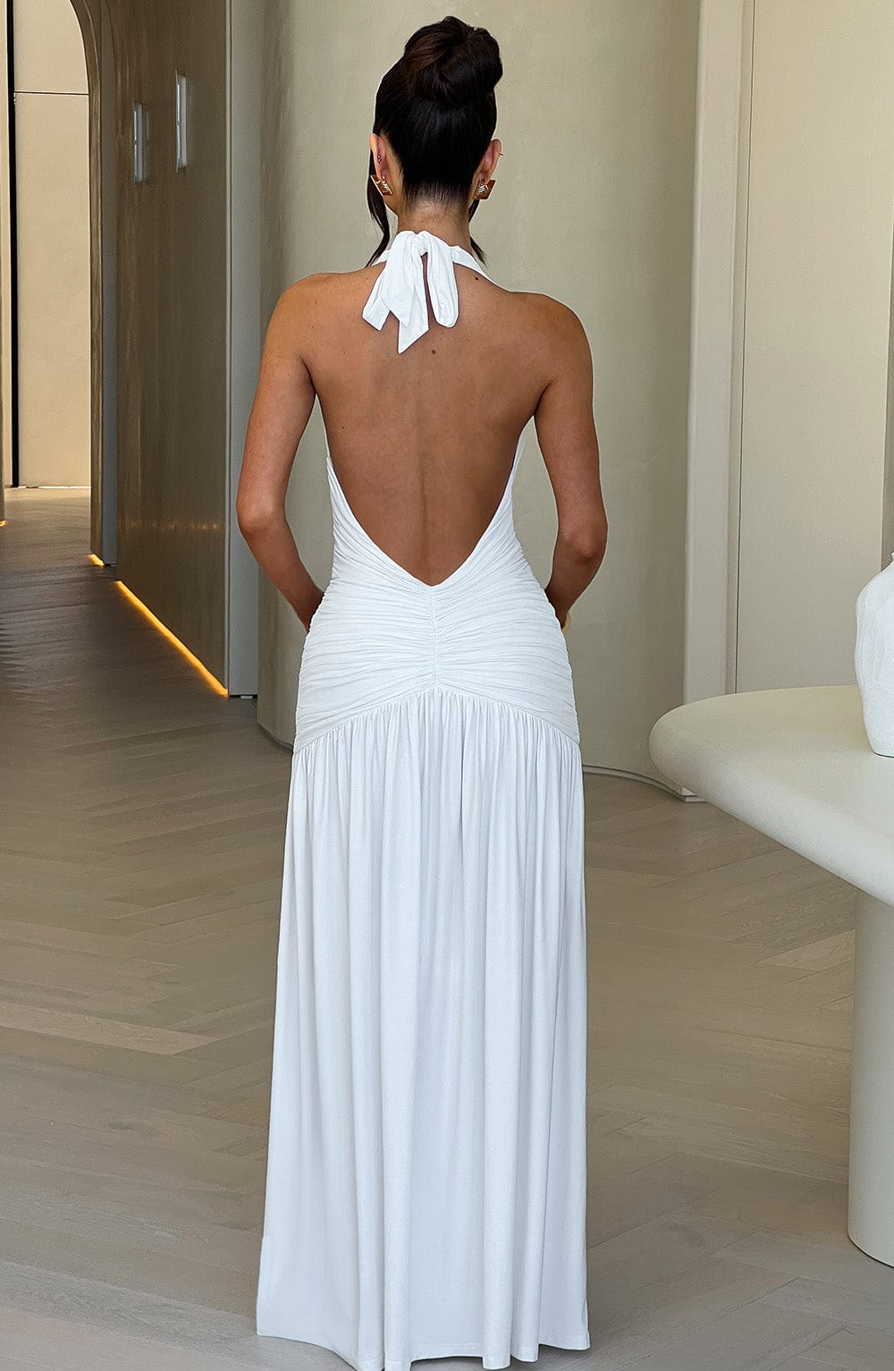 Melania Maxi Dress White