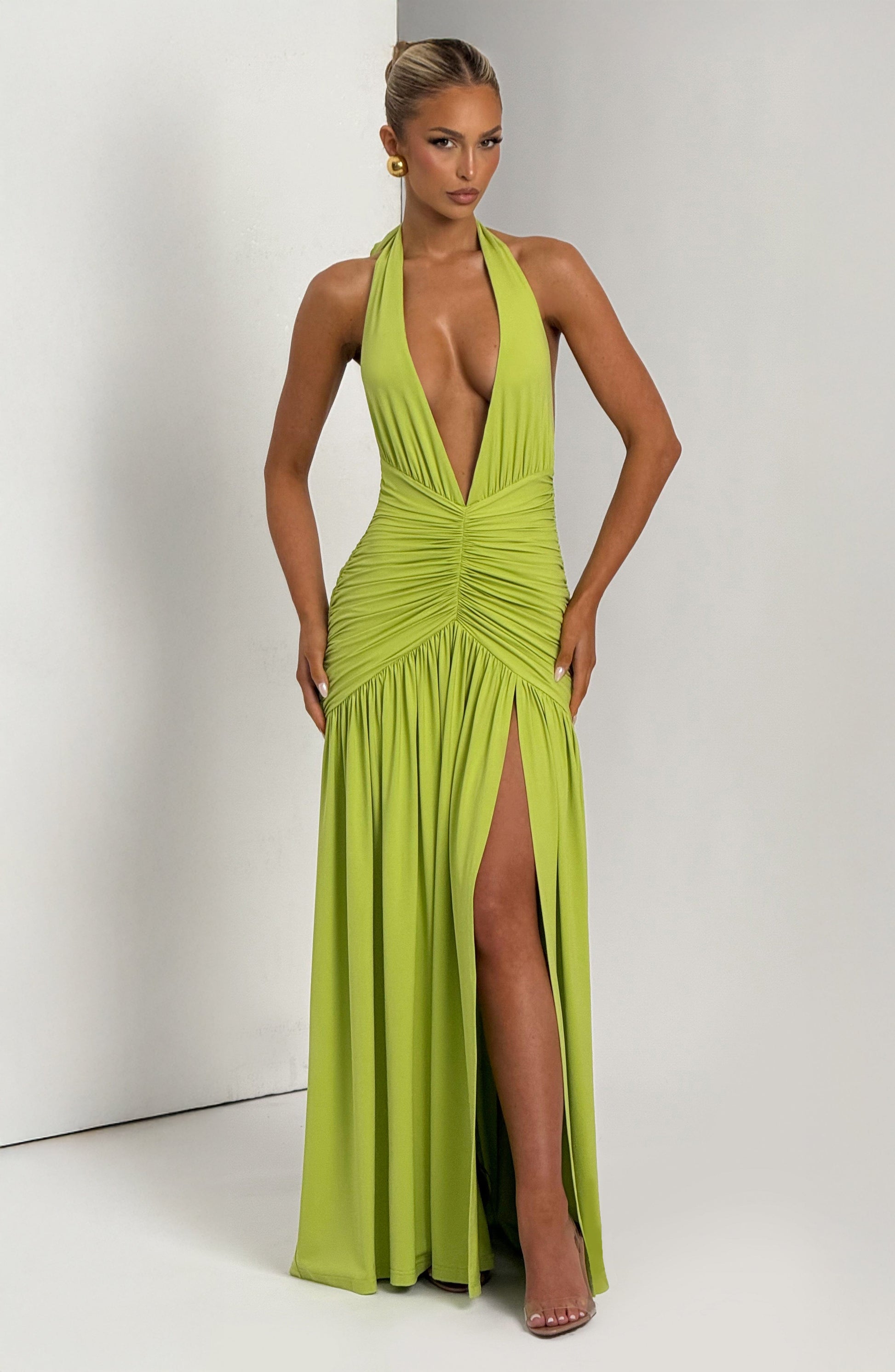Melania Maxi Dress Olive