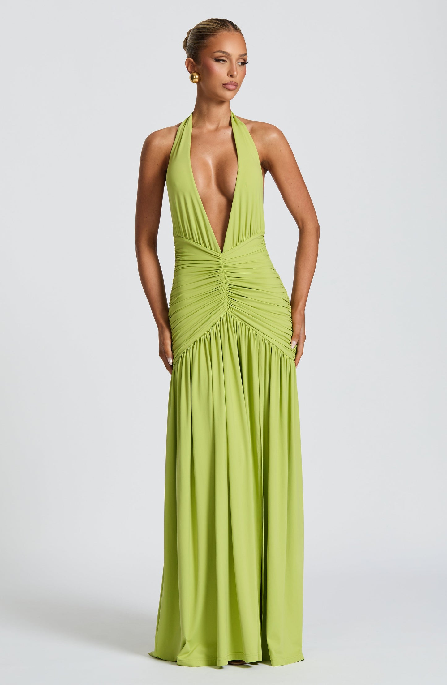 Melania Maxi Dress Olive