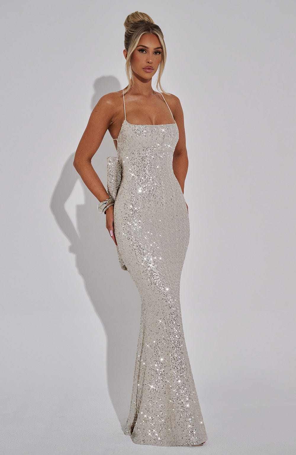 Meridith Maxi Dress Champagne