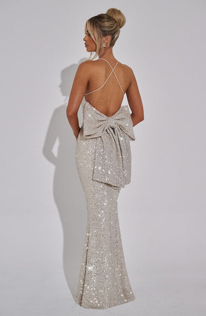 Meridith Maxi Dress Champagne