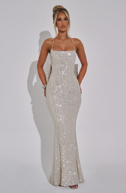 Meridith Maxi Dress Champagne