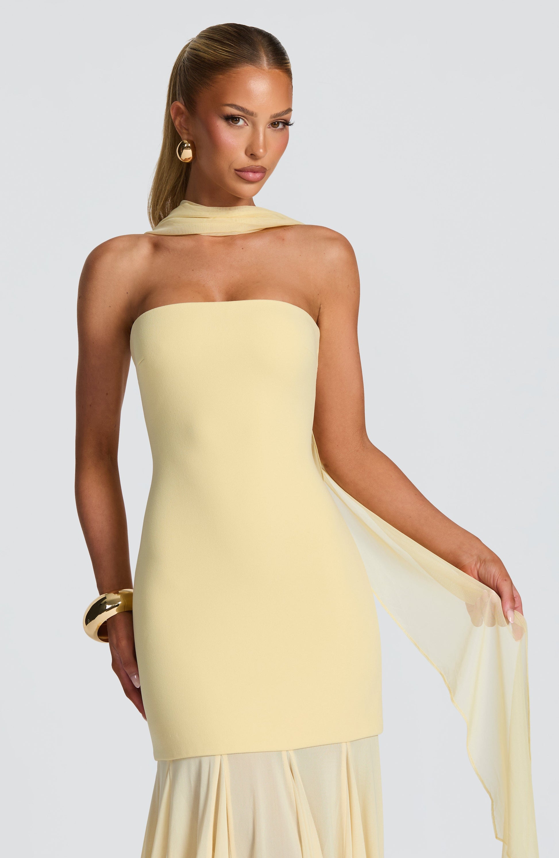 Merritt Gown Lemon