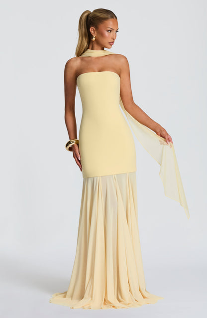 Merritt Gown Lemon