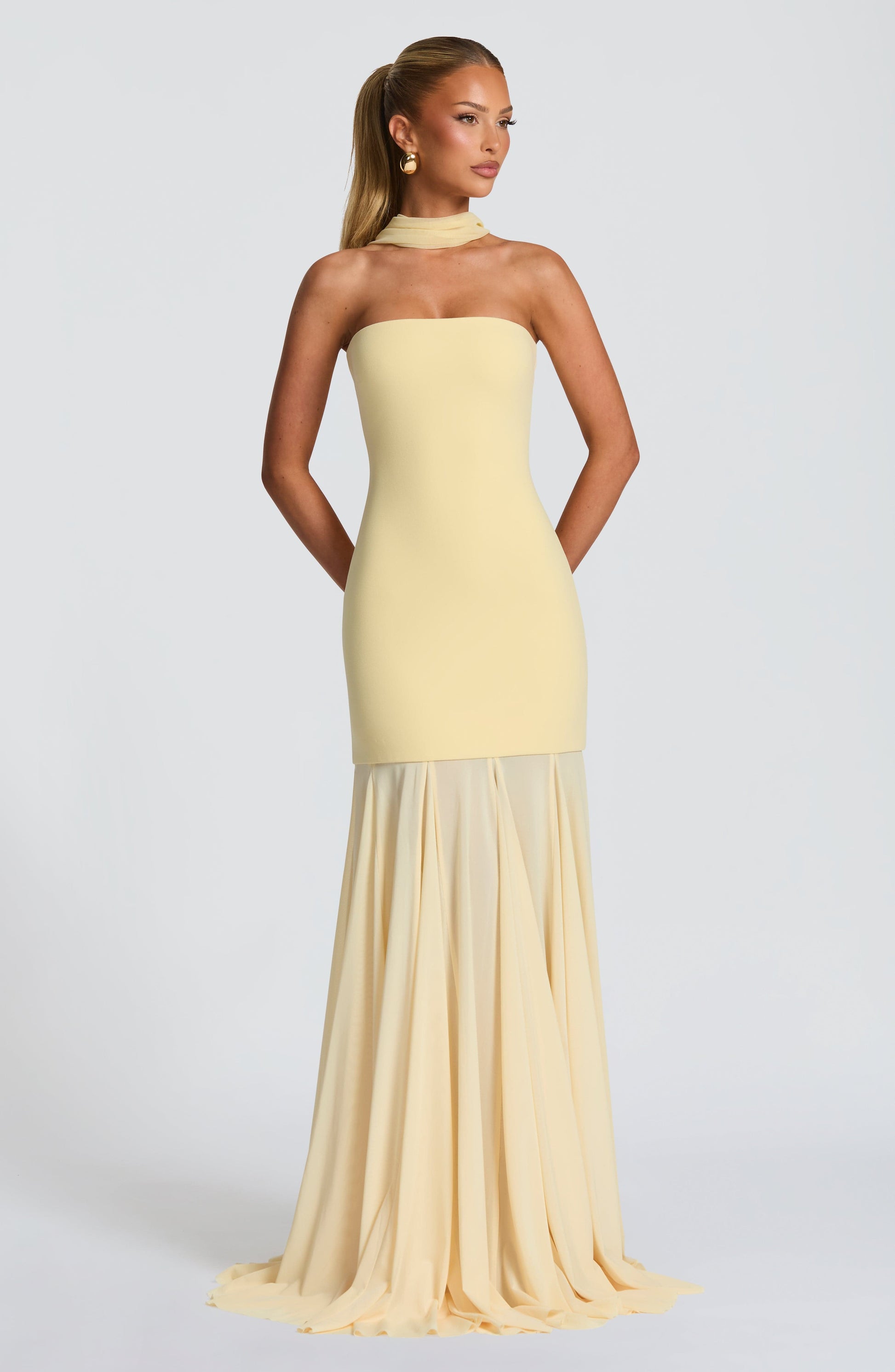 Merritt Gown Lemon