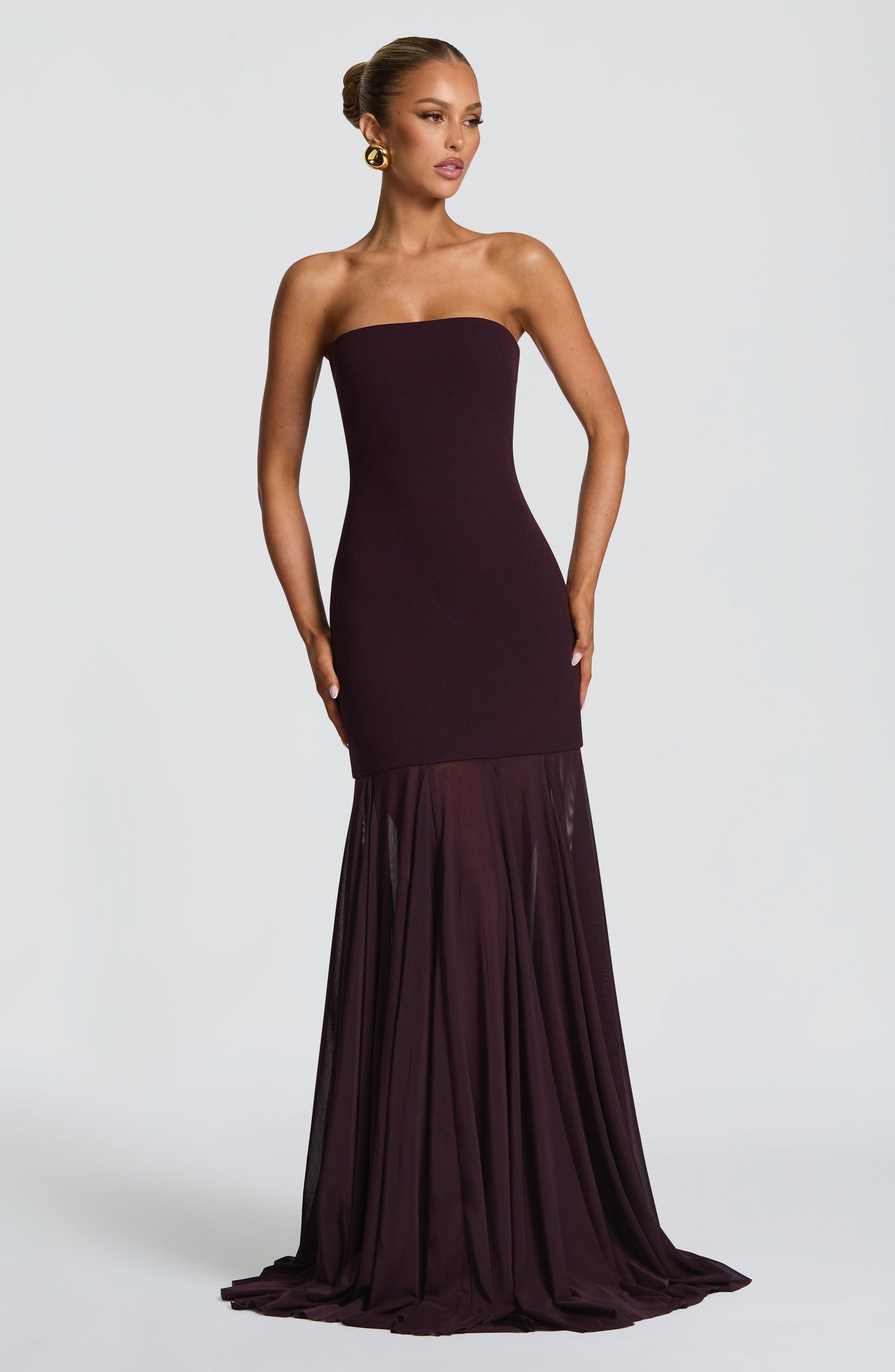 Merritt Gown Plum