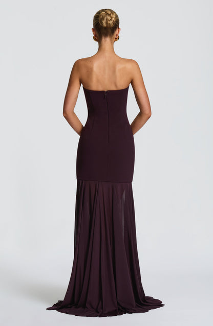 Merritt Gown Plum
