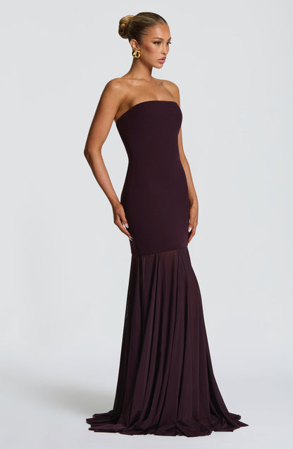 Merritt Gown Plum