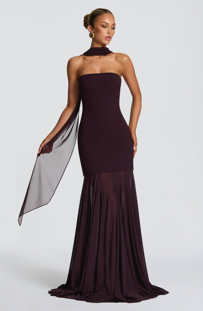 Merritt Gown Plum