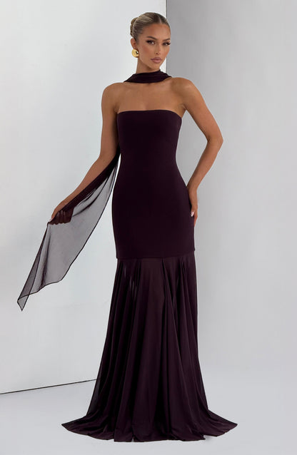 Merritt Gown Plum