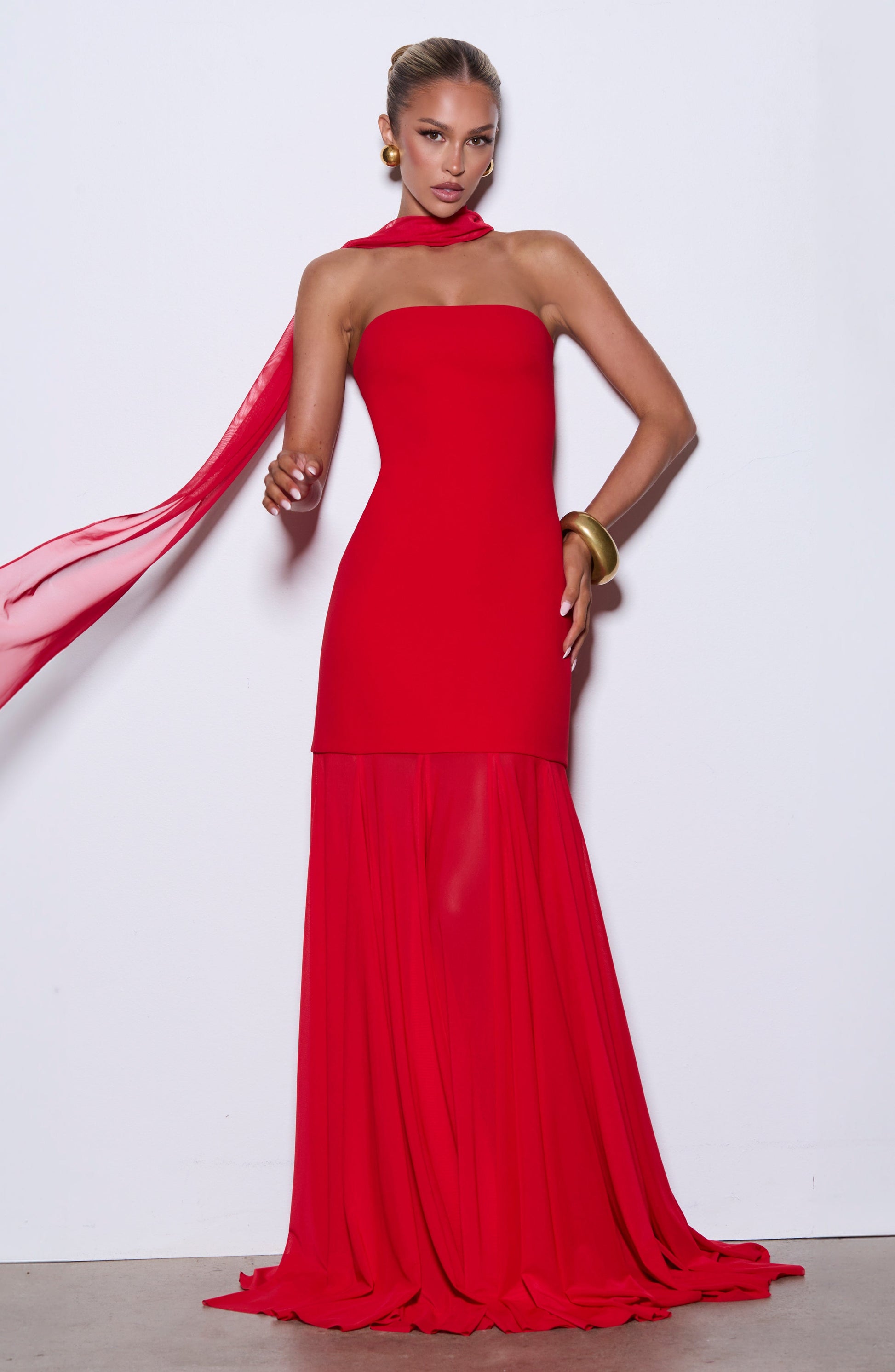 Merritt Gown Red
