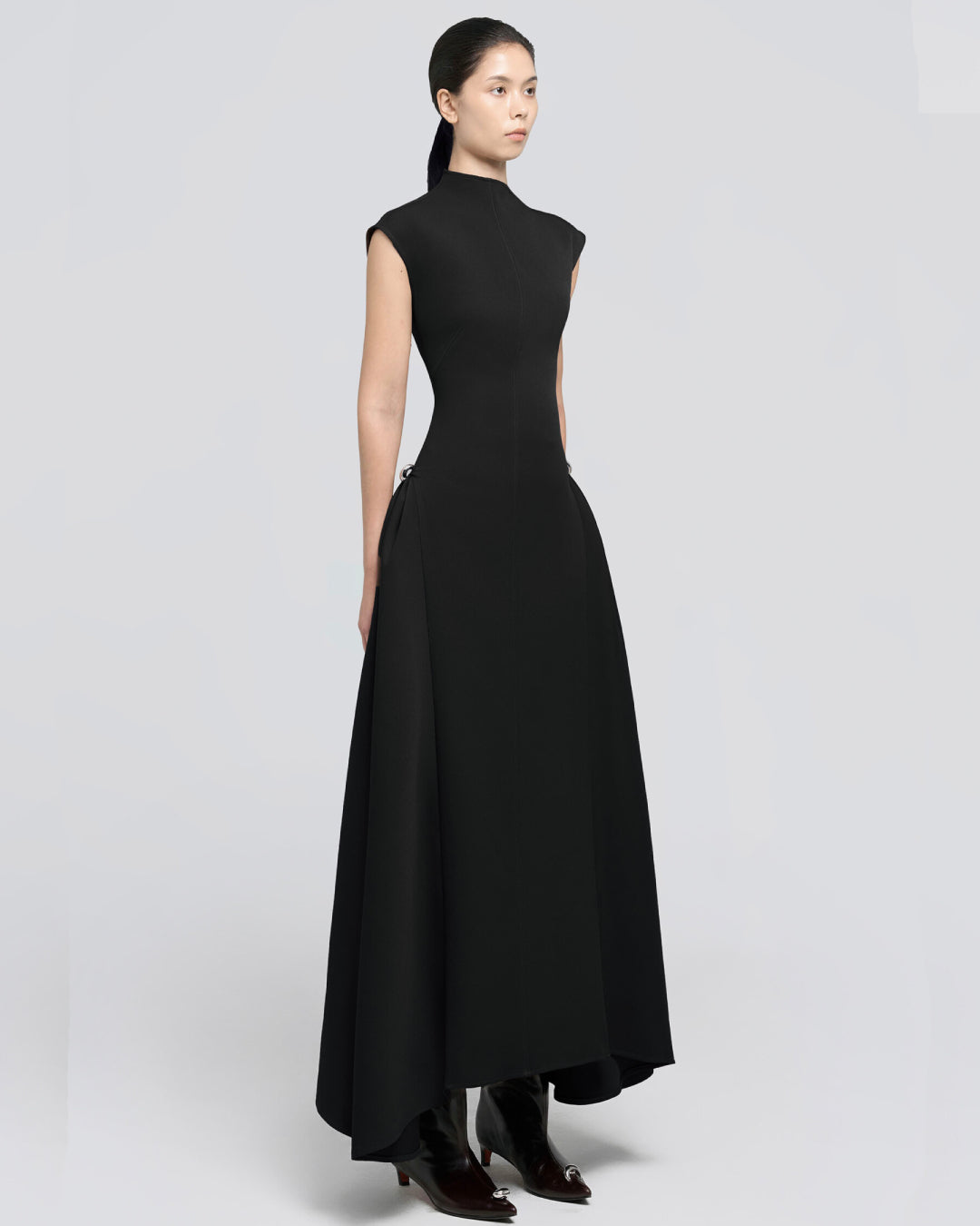 Mesha Midi Dress Black