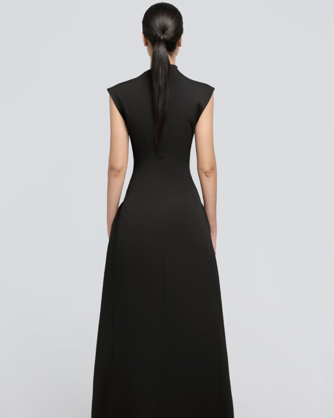 Mesha Midi Dress Black