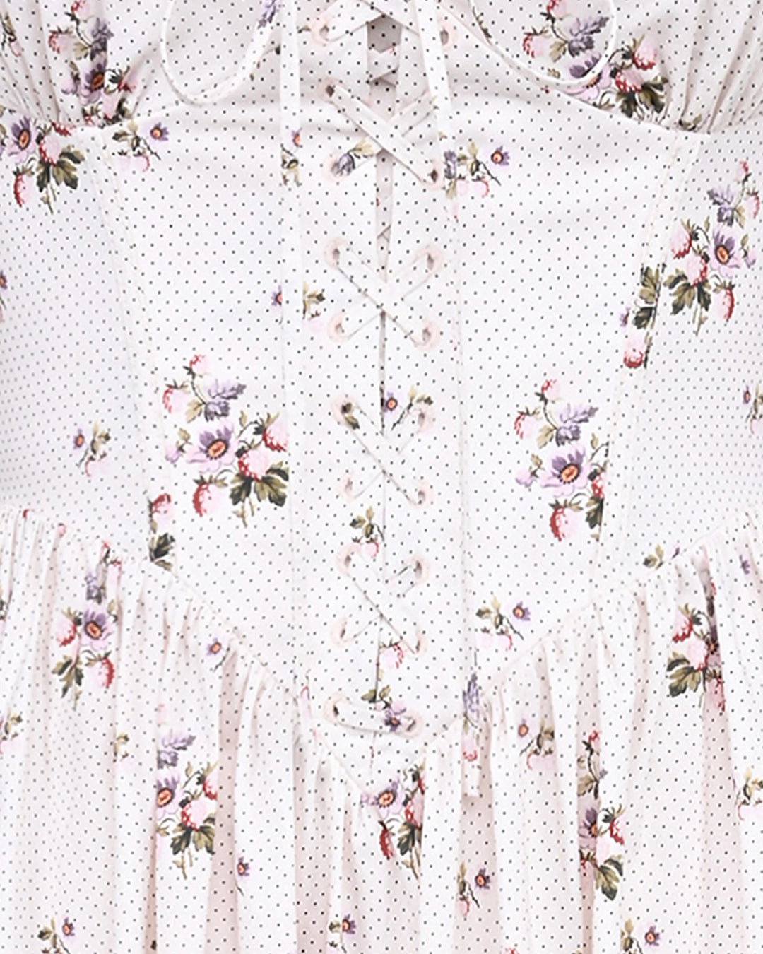 Minerva Cotton Halter Neck Midi Dress Floral Print