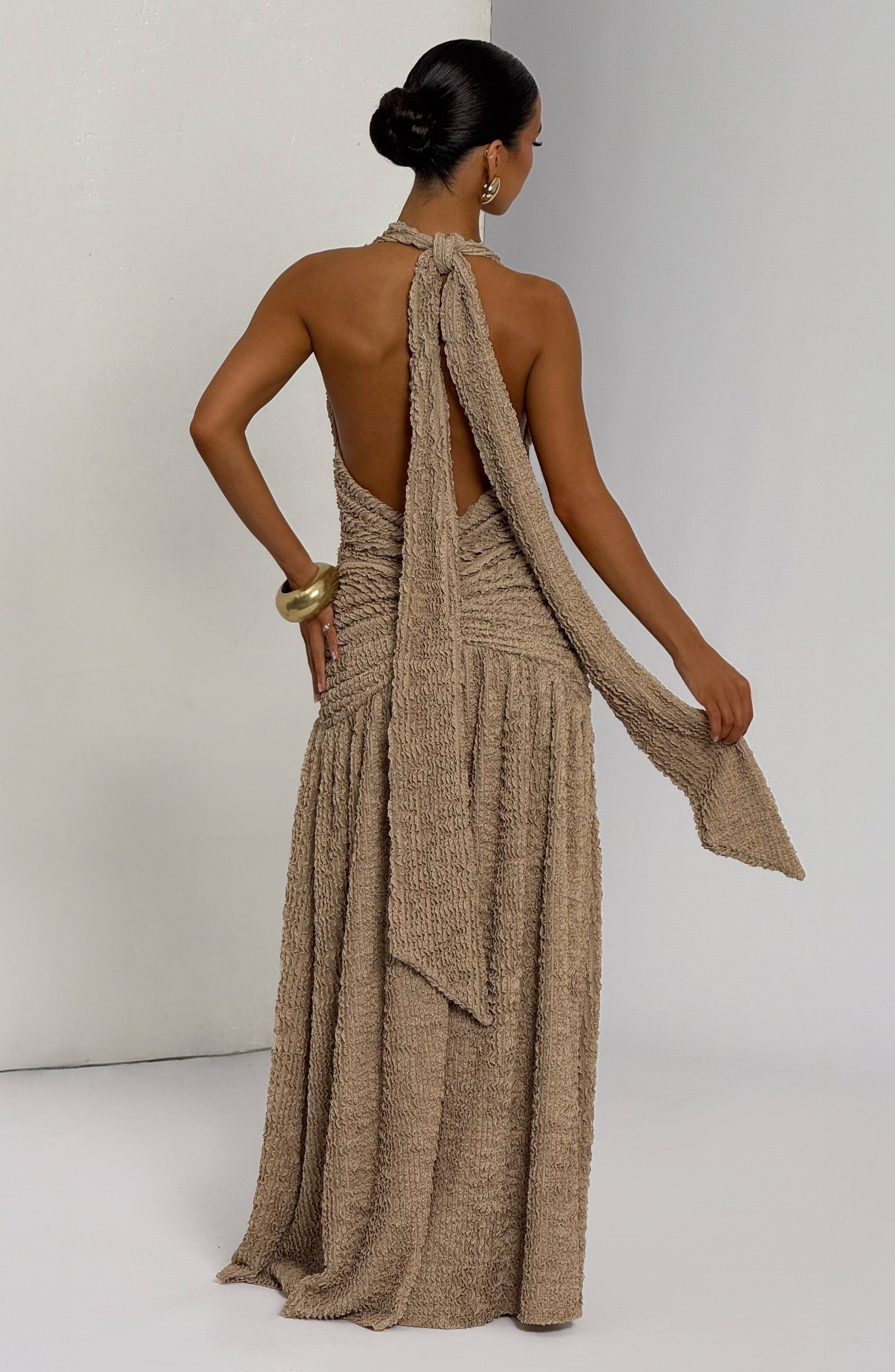 Minerva Maxi Dress Beige