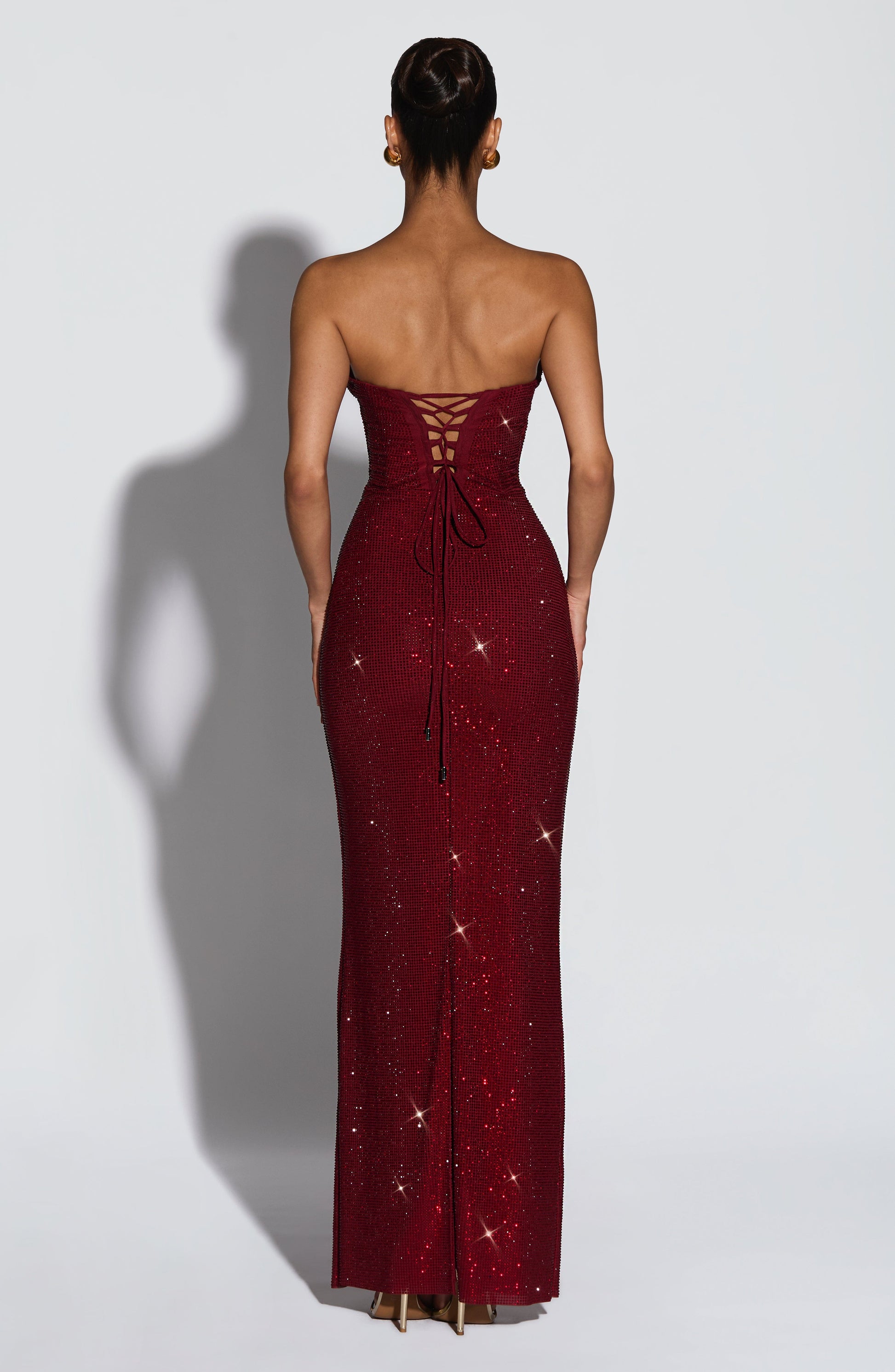 Mirabella Maxi Dress Burgundy