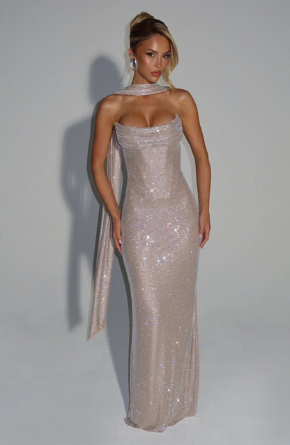 Mirabella Maxi Dress Nude