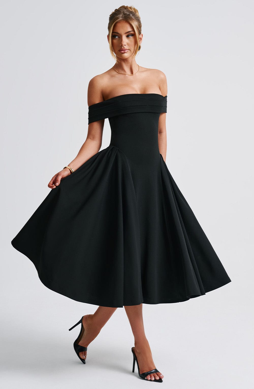 Miranda Midi Dress Black