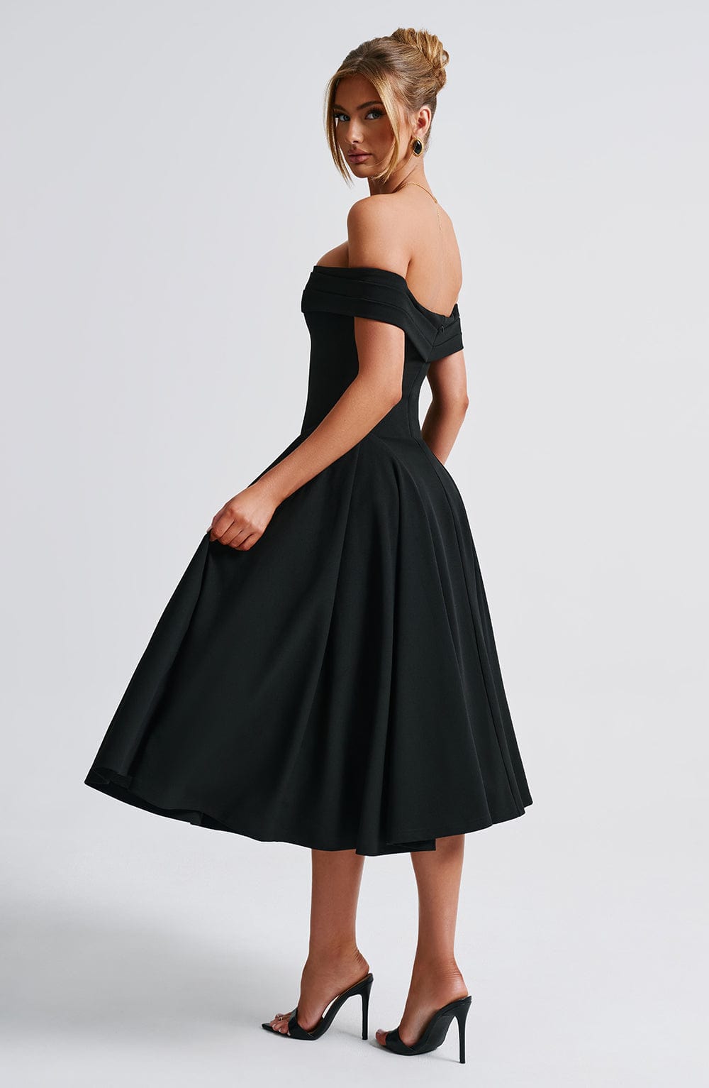 Miranda Midi Dress Black