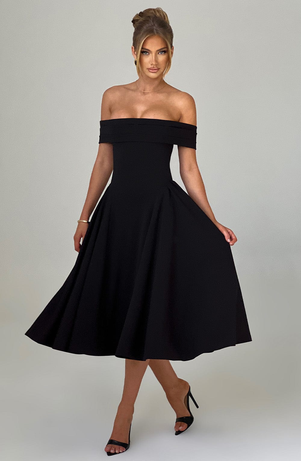Miranda Midi Dress Black