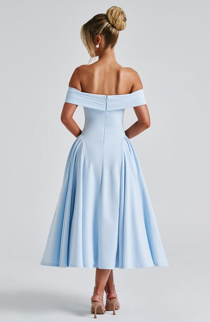 Miranda Midi Dress Blue