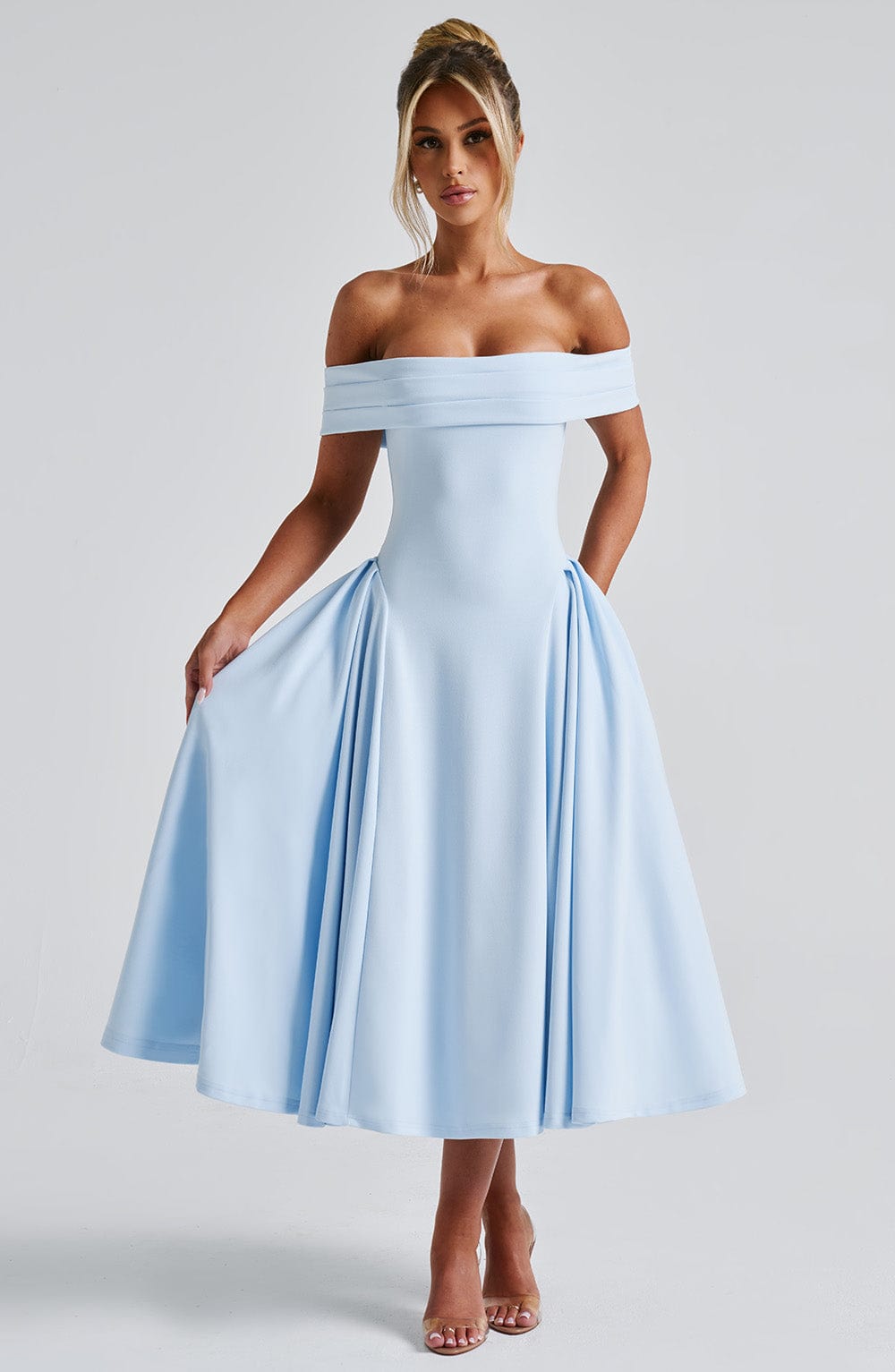 Miranda Midi Dress Blue