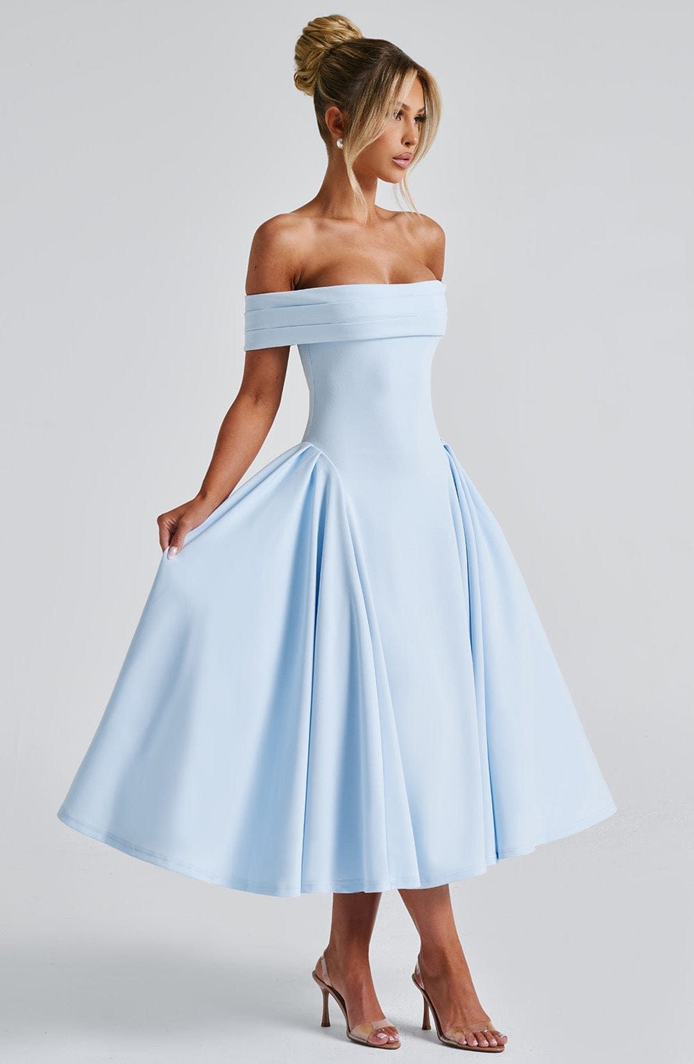 Miranda Midi Dress Blue
