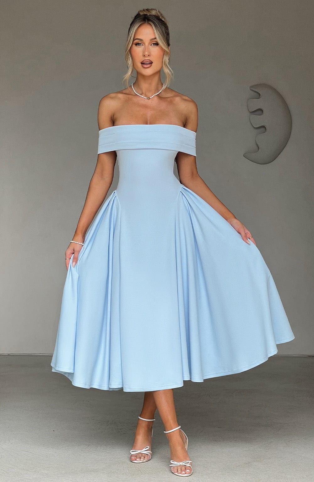 Miranda Midi Dress Blue